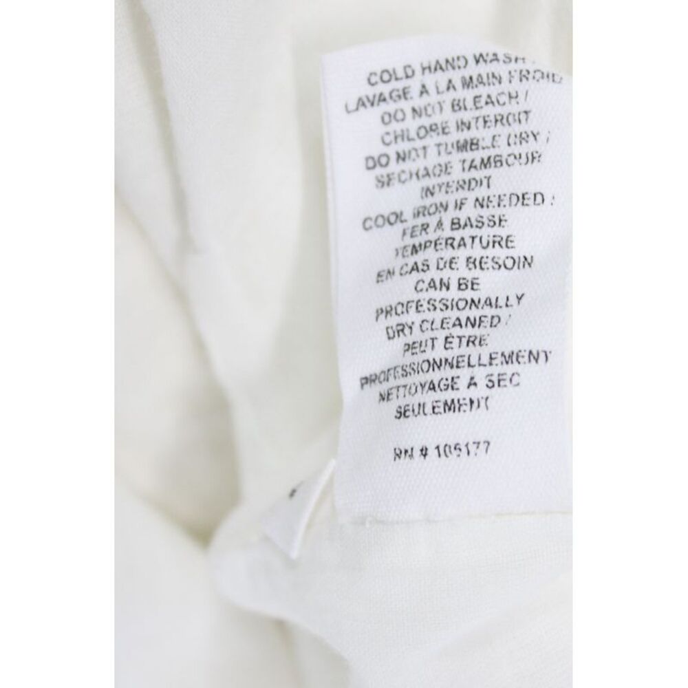 Ulla Johnson Women Wrap Dress White One Shoulder Midi Cotton Size 2 - Picture 6 of 7